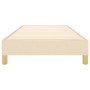 Estructura de cama de tela color crema 80x200 cm de vidaXL, Camas y somieres - Ref: Foro24-3120571, Precio: 88,99 €, Descuent...