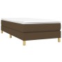 Estructura de cama de tela marrón 80x200 cm de vidaXL, Camas y somieres - Ref: Foro24-3120569, Precio: 72,24 €, Descuento: %