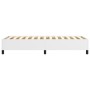 Estructura de cama de cuero sintético blanco 90x200 cm de vidaXL, Camas y somieres - Ref: Foro24-3121024, Precio: 106,75 €, D...