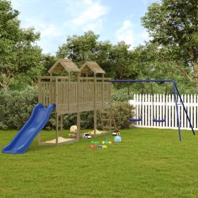 Spielplatz im Freien aus imprägniertem Kiefernholz von vidaXL, Schaukeln und Spielgeräte - Ref: Foro24-3155884, Preis: 604,99...