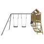 Spielplatz im Freien aus imprägniertem Kiefernholz von vidaXL, Schaukeln und Spielgeräte - Ref: Foro24-3155884, Preis: 605,57...