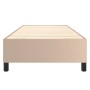 Estructura cama box spring cuero sintético capuchino 90x200 cm de vidaXL, Camas y somieres - Ref: Foro24-3121028, Precio: 109...