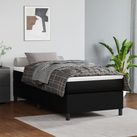 Black synthetic leather bed frame 80x200 cm by vidaXL, Beds and slatted bases - Ref: Foro24-3121011, Price: 102,99 €, Discoun...