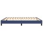 Estructura de cama de tela azul 160x200 cm de vidaXL, Camas y somieres - Ref: Foro24-3120530, Precio: 107,06 €, Descuento: %