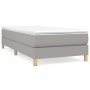 Estructura de cama de tela gris claro 80x200 cm de vidaXL, Camas y somieres - Ref: Foro24-3120566, Precio: 72,35 €, Descuento: %