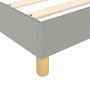 Estructura de cama de tela gris claro 80x200 cm de vidaXL, Camas y somieres - Ref: Foro24-3120566, Precio: 72,35 €, Descuento: %