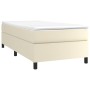 Estructura de cama cuero sintético color crema 90x190 cm de vidaXL, Camas y somieres - Ref: Foro24-3121019, Precio: 97,57 €, ...