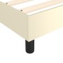 Estructura de cama cuero sintético color crema 90x190 cm de vidaXL, Camas y somieres - Ref: Foro24-3121019, Precio: 97,57 €, ...