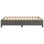 Estructura de cama de cuero sintético gris 140x200 cm de vidaXL, Camas y somieres - Ref: Foro24-3121051, Precio: 117,62 €, De...