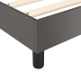 Gray synthetic leather bed frame 90x190 cm by vidaXL, Beds and slatted bases - Ref: Foro24-3120674, Price: 86,99 €, Discount: %