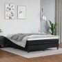 Estructura de cama de cuero sintético negro 140x190 cm de vidaXL, Camas y somieres - Ref: Foro24-3120694, Precio: 95,88 €, De...