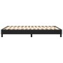 Estructura de cama de cuero sintético negro 140x190 cm de vidaXL, Camas y somieres - Ref: Foro24-3120694, Precio: 95,88 €, De...