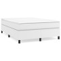 White synthetic leather bed frame 140x190 cm by vidaXL, Beds and slatted bases - Ref: Foro24-3121042, Price: 147,99 €, Discou...