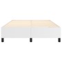 White synthetic leather bed frame 140x190 cm by vidaXL, Beds and slatted bases - Ref: Foro24-3121042, Price: 147,99 €, Discou...