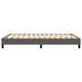 Estructura de cama de cuero sintético gris 140x190 cm de vidaXL, Camas y somieres - Ref: Foro24-3120698, Precio: 95,94 €, Des...