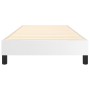 White synthetic leather bed frame 100x200 cm by vidaXL, Beds and slatted bases - Ref: Foro24-3120683, Price: 91,83 €, Discoun...