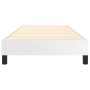 Estructura de cama de cuero sintético blanco 90x200 cm de vidaXL, Camas y somieres - Ref: Foro24-3120677, Precio: 73,07 €, De...