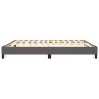 Estructura de cama de cuero sintético gris 200x200 cm de vidaXL, Camas y somieres - Ref: Foro24-3120716, Precio: 134,31 €, De...