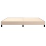 Cappuccino synthetic leather bed frame 200x200 cm by vidaXL, Beds and slatted bases - Ref: Foro24-3120723, Price: 126,99 €, D...