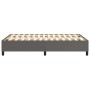 Estructura de cama box spring cuero sintético gris 120x200 cm de vidaXL, Camas y somieres - Ref: Foro24-3121039, Precio: 141,...