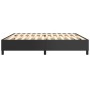 Black synthetic leather bed frame 200x200 cm by vidaXL, Beds and slatted bases - Ref: Foro24-3121065, Price: 162,27 €, Discou...