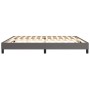 Estructura de cama de cuero sintético gris 200x200 cm de vidaXL, Camas y somieres - Ref: Foro24-3120722, Precio: 145,28 €, De...