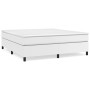 White synthetic leather bed frame 180x200 cm by vidaXL, Beds and slatted bases - Ref: Foro24-3121060, Price: 151,60 €, Discou...