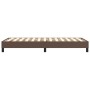 Estructura de cama cuero sintético marrón 90x190 cm de vidaXL, Camas y somieres - Ref: Foro24-3120673, Precio: 85,80 €, Descu...