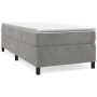 Estructura de cama de terciopelo gris claro 80x200 cm de vidaXL, Camas y somieres - Ref: Foro24-3121084, Precio: 91,02 €, Des...