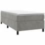 Estructura de cama de terciopelo gris claro 80x200 cm de vidaXL, Camas y somieres - Ref: Foro24-3121084, Precio: 91,02 €, Des...