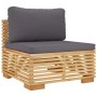 5-piece garden furniture set and solid teak wood cushions by vidaXL, Garden sets - Ref: Foro24-3100856, Price: 775,38 €, Disc...