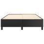 Estructura de cama de cuero sintético negro 140x190 cm de vidaXL, Camas y somieres - Ref: Foro24-3121041, Precio: 115,46 €, D...