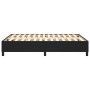 Estructura de cama de cuero sintético negro 140x190 cm de vidaXL, Camas y somieres - Ref: Foro24-3121041, Precio: 115,46 €, D...