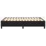 Estructura de cama de cuero sintético negro 140x200 cm de vidaXL, Camas y somieres - Ref: Foro24-3121047, Precio: 117,99 €, D...