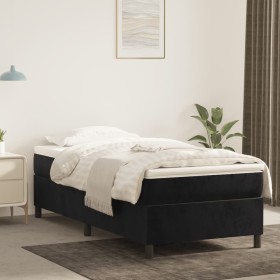 Black velvet bed frame 80x200 cm by vidaXL, Beds and slatted bases - Ref: Foro24-3121086, Price: 84,54 €, Discount: %