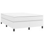 White synthetic leather bed frame 140x200 cm by vidaXL, Beds and slatted bases - Ref: Foro24-3121048, Price: 136,99 €, Discou...