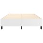 White synthetic leather bed frame 140x200 cm by vidaXL, Beds and slatted bases - Ref: Foro24-3121048, Price: 136,99 €, Discou...