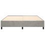 Estructura de cama de terciopelo gris claro 180x200 cm de vidaXL, Camas y somieres - Ref: Foro24-3121138, Precio: 133,05 €, D...