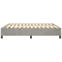 Estructura de cama de terciopelo gris claro 180x200 cm de vidaXL, Camas y somieres - Ref: Foro24-3121138, Precio: 133,05 €, D...