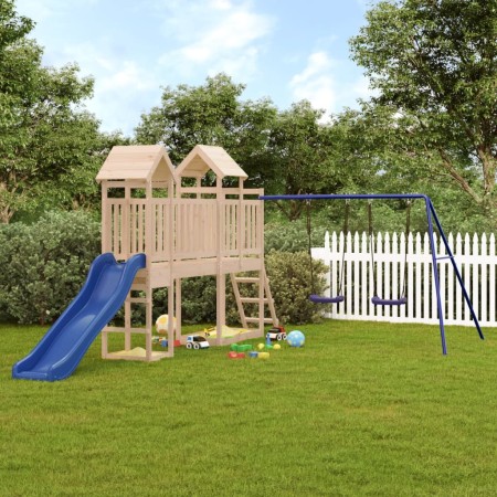 Spielplatz im Freien aus massivem Kiefernholz von vidaXL, Schaukeln und Spielgeräte - Ref: Foro24-3155885, Preis: 512,99 €, R...