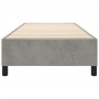 Estructura de cama de terciopelo gris claro 90x190 cm de vidaXL, Camas y somieres - Ref: Foro24-3121090, Precio: 107,00 €, De...