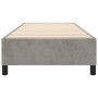 Light gray velvet bed frame 90x200 cm by vidaXL, Beds and slatted bases - Ref: Foro24-3121096, Price: 91,62 €, Discount: %