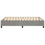 Light gray velvet bed frame 140x200 cm by vidaXL, Beds and slatted bases - Ref: Foro24-3121120, Price: 146,48 €, Discount: %