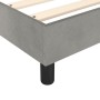 Light gray velvet bed frame 140x200 cm by vidaXL, Beds and slatted bases - Ref: Foro24-3121120, Price: 146,48 €, Discount: %