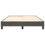 Estructura de cama de terciopelo gris oscuro 140x190 cm de vidaXL, Camas y somieres - Ref: Foro24-3120767, Precio: 95,77 €, D...