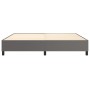 Estructura de cama box spring cuero sintético gris 200x200 cm de vidaXL, Camas y somieres - Ref: Foro24-3121069, Precio: 151,...