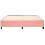 Estructura de cama de terciopelo rosa 160x200 cm de vidaXL, Camas y somieres - Ref: Foro24-3121131, Precio: 124,64 €, Descuen...