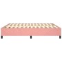 Estructura de cama de terciopelo rosa 160x200 cm de vidaXL, Camas y somieres - Ref: Foro24-3121131, Precio: 124,64 €, Descuen...