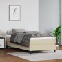 Cream synthetic leather box spring bed frame 80x200 cm by vidaXL, Beds and slatted bases - Ref: Foro24-3120666, Price: 84,98 ...