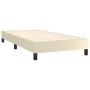 Estructura de cama box spring cuero sintético crema 80x200 cm de vidaXL, Camas y somieres - Ref: Foro24-3120666, Precio: 84,9...